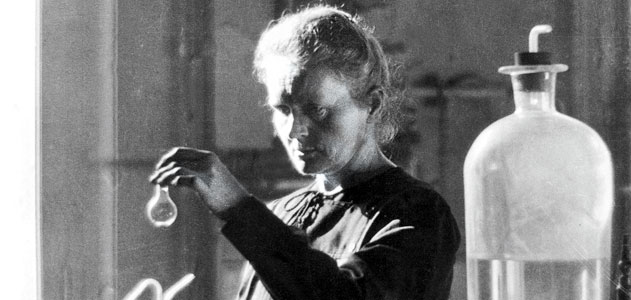 Marie Curie in her laboratory in 1905 [Source:www.biography.com]