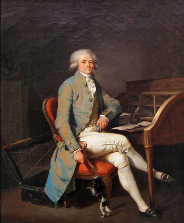 Portrait of Robespierre by Boilly, c.1791, Palais des Beaux-Arts de Lille. (Wikipedia)