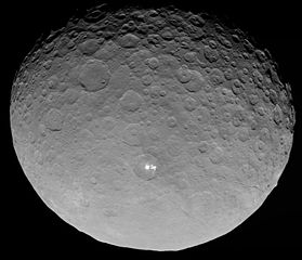 Ceres, photo taken by Dawn, May 4th 2015