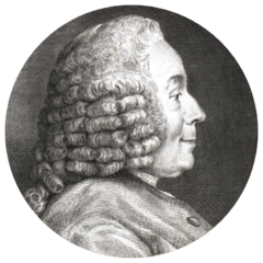 Engraving of De Mairan by Simon Charles Miger