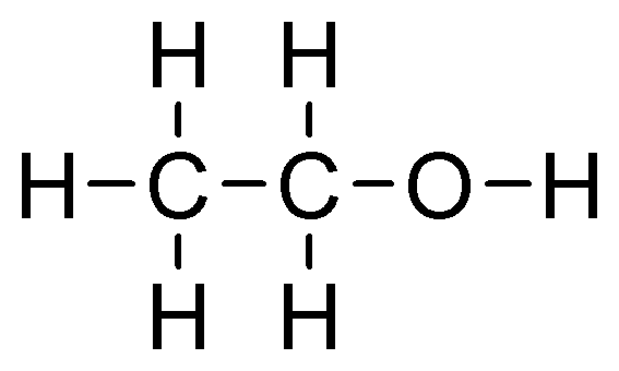 Ethanol structure // wikipedia.org